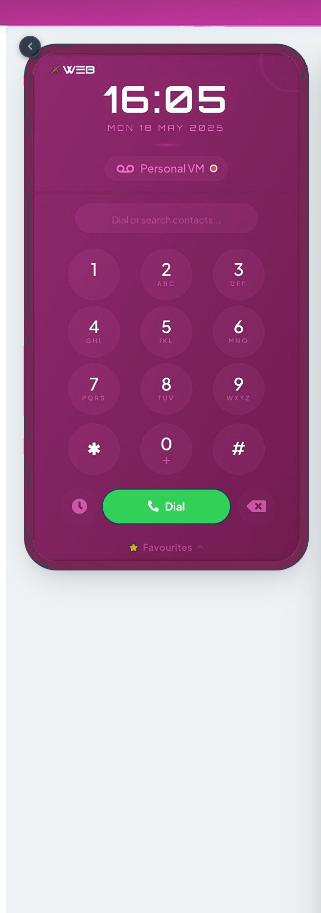 Telexico mobile app